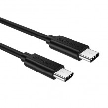 USB-C į USB-C laidas Choetech, 1m (juodas)
