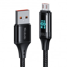 Kabelis Mcdodo CA-1070 USB į Micro USB, 3A, 1,2 m (juodas)