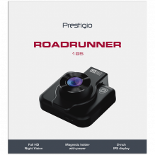 Prestigio RoadRunner 185, 2,0 colių IPS (320 x 240) ekranas, FHD 1920x1080@30fps, HD 1280x720@30fps, Jieli AC5601, 2 MP 