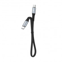 USB-C į USB-C Dudao 100 W PD 0,23 m laidas (juodas)