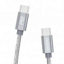 USB-C į USB-C laidas Dudao L5ProC PD 45W, 1m (pilkas)