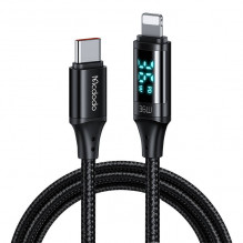 „Mcdodo CA-1030“ USB-C laidas su „Lightning“, 36 W, 1,2 m (juodas)