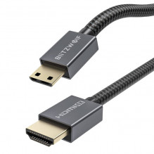 HDMI to HDMI cable, Blitzwolf BW-HDC4, 4K, 1.2m (black)