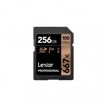 Atminties kortelė Lexar Pro SDXC 256GB 667x 100MB/ s