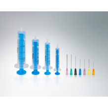 CHIRANA® 2-part disposable syringes with needles (20 ml with needle 0,80 x 40 mm (21 G x 1 1/ 2”) ) - 80pcs/ 1box