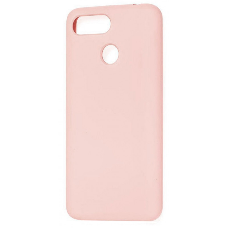 Evelatus Xiaomi Redmi 6 nano silikoninis dėklas, minkštas jutiklinis TPU rožinis smėlio spalvos