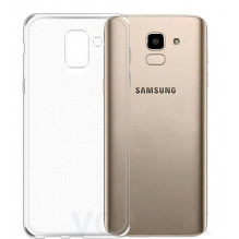 Evelatus Samsung Galaxy J6 Plus skaidrus silikoninis dėklas, 1,5 mm TPU skaidrus