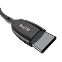 USB-C cable to USB-C Blitzwolf BW-TC23, 100W 1.8m (black)