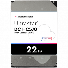 HDD serveris WD/ HGST ULTRASTAR DC HC570 (3,5 col., 22TB, 512MB, 7200 RPM, SATA 6Gb/ s, 512E SE NP3), SKU: 0F48155
