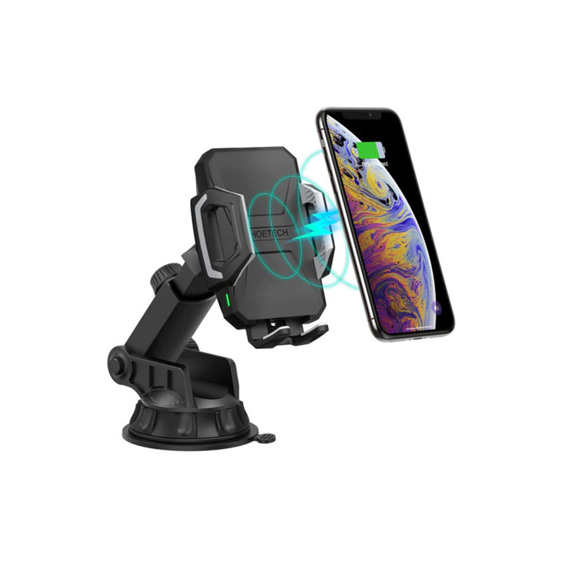 Car Phone Mount CHOETECH, with wireless charging function, 15W