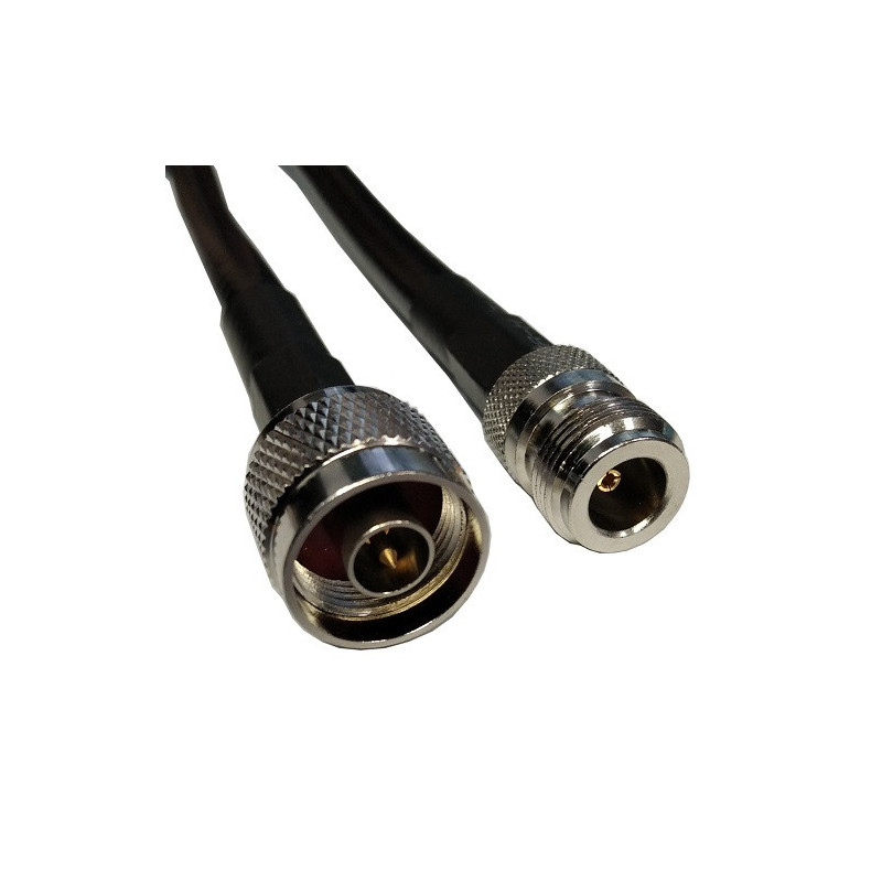 Cable LMR-400, 0.5m, N-male to N-female