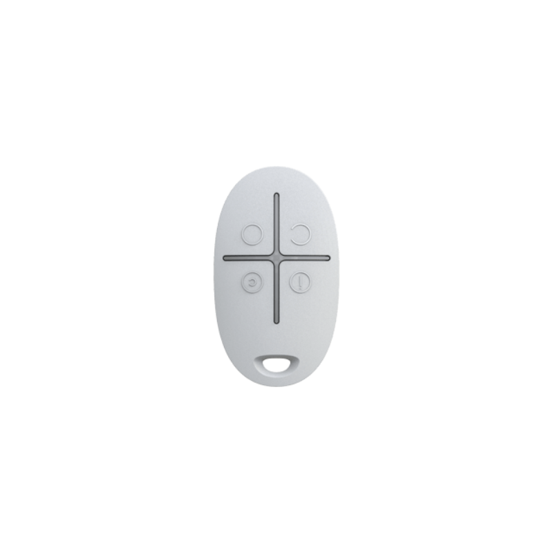 Ajax SpaceControl Key fob with a panic button (white)