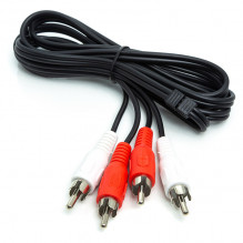 Audio Cable 2x RCA - 2x RCA, 1m