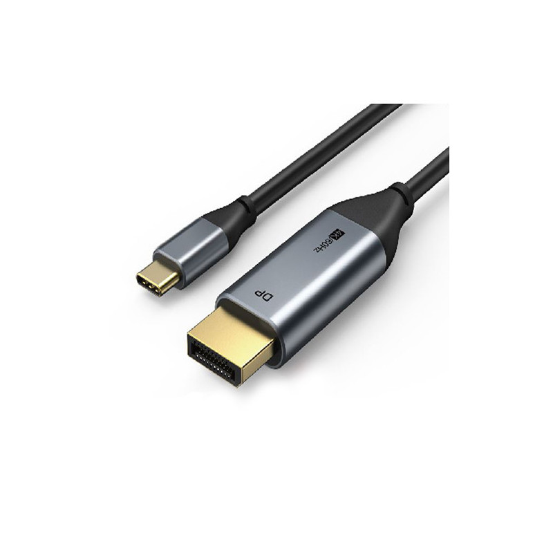 Kabelis USB-C - DisPlay Port, 4K, Ultra HD, 1.8 m, 1.2 ver.