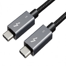 Cable Thunderbolt 3, Type C - Type C, 40Gbps, 100W, 20V/ 5A, 5K/ 60HZ, 2m