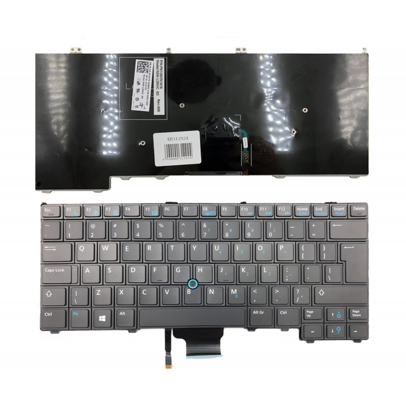 Keyboard Dell: Latitude E7240, E7440, D4HRW UK