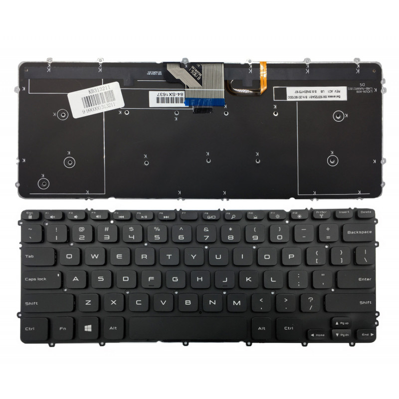 Keyboard Dell: Precision M3800 XPS 15 9530 with backlight