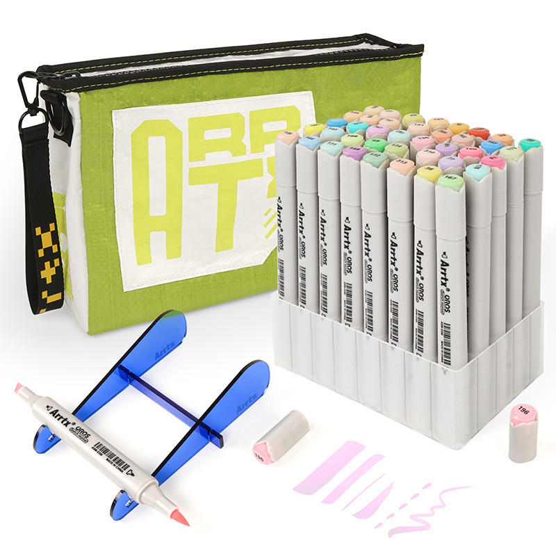 Arrtx Markers, Grayscale, ALP 32 Grey Colors Alcohol Markers with