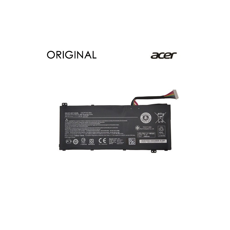 Notebook Battery ACER AC14A8L, 4465mAh, Original