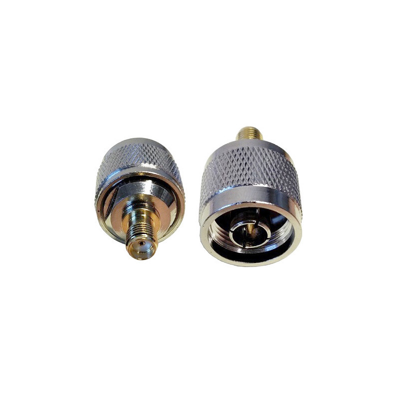 Adapter N-male to SMA-female