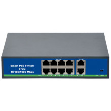 PoE switch 8ch 100Mbps +2G...