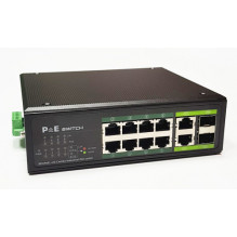 PoE switch 8ch 100Mbps +2G...