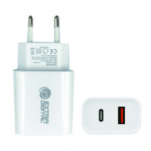 Kroviklis EXTRA DIGITAL USB 3.0+ Type C: 220V, 20W, QC3.0+ PD