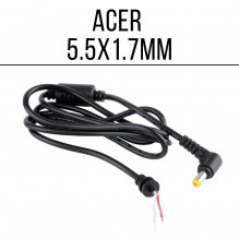 ACER 5.5x1.7mm charger cable
