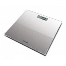 Salter 9037 SVGL3R Glass Electronic Digital Bathroom Scale - Silver Glitter