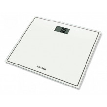 Salter 9207 WH3R Compact Glass Electronic Bathroom Scale - White