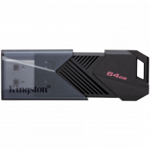 Kingston 64GB nešiojamasis USB 3.2 Gen 1 DataTraveler Exodia Onyx, EAN: 740617332605