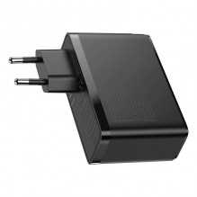 Travel Charger Baseus GaN2 Pro Quick 2x USB + 2x USB-C, 100W, EU (Black)
