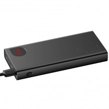Powerbank Baseus Adaman Metal, 20000mAh, 2xUSB, USB-C, Lightning, microUSB 22,5W (juodas)