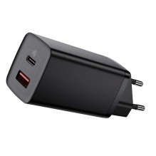 Greitas kelioninis įkroviklis Baseus GaN2 Lite USB+C 65W EU (juodas)