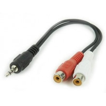 Gembird CABLE AUDIO 3.5MM TO 2RCA/ SOCKET CCA-406