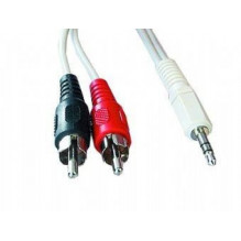 Gembird CABLE AUDIO 3.5MM TO 2RCA 2.5M/ CCA-458-2.5M