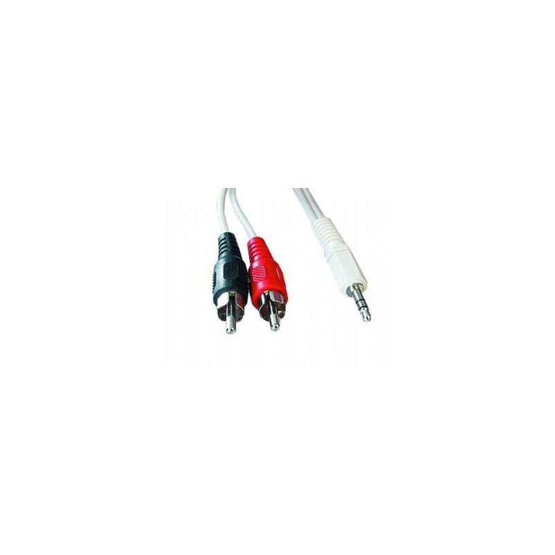 Gembird CABLE AUDIO 3.5MM TO 2RCA 2.5M/ CCA-458-2.5M