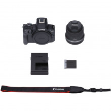 Canon EOS R50 + RF-S 18-45mm IS STM (Black)