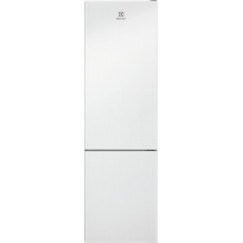 201 cm aukščio balto stiklo durimis No Frost šaldytuvas su šaldikliu Electrolux LNT7ME36G2
