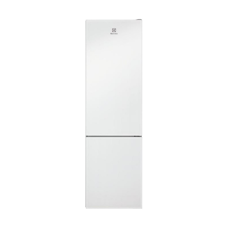 201 cm high white glass door No Frost refrigerator with freezer Electrolux LNT7ME36G2
