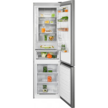 201 cm high white glass door No Frost refrigerator with freezer Electrolux LNT7ME36G2