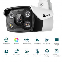 TP-LINK VIGI 4MP Outdoor Full-Color Bullet Network Camera VIGI C340, 4mm