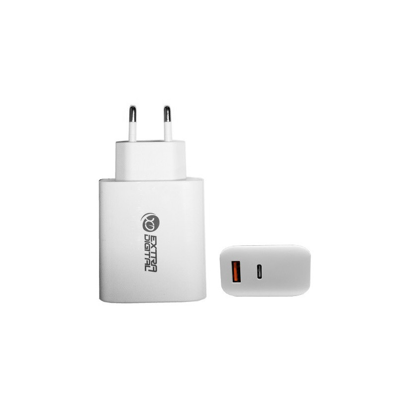 Charger EXTRA DIGITAL GaN USB Type-C, USB Type-A: 65W, PPS