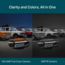 TP-LINK VIGI 3MP pilnų spalvų kupolinė tinklo kamera VIGI C230, 2,8 mm