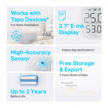 TP-LINK Smart Temperature & Humidity Monitor, Tapo T315