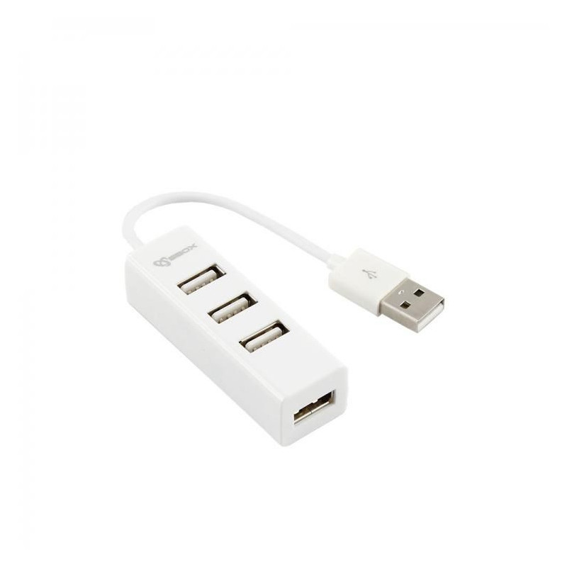 Sbox H-204W USB 4 Ports HUB white