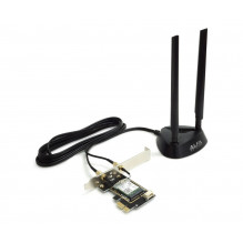 ALFA NETWORK Wi-Fi 6E PCIe kortelė su magnetine antena