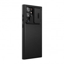 Nillkin CamShield odinis dėklas, skirtas Samsung Galaxy S22 Ultra (juodas)