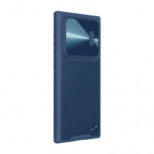 Nillkin CamShield Leather case for Samsung Galaxy S22 Ultra (Blue)