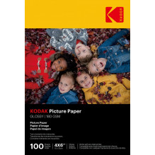 KODAK 180gsm 9.1mil Glossy 4/ 6x100